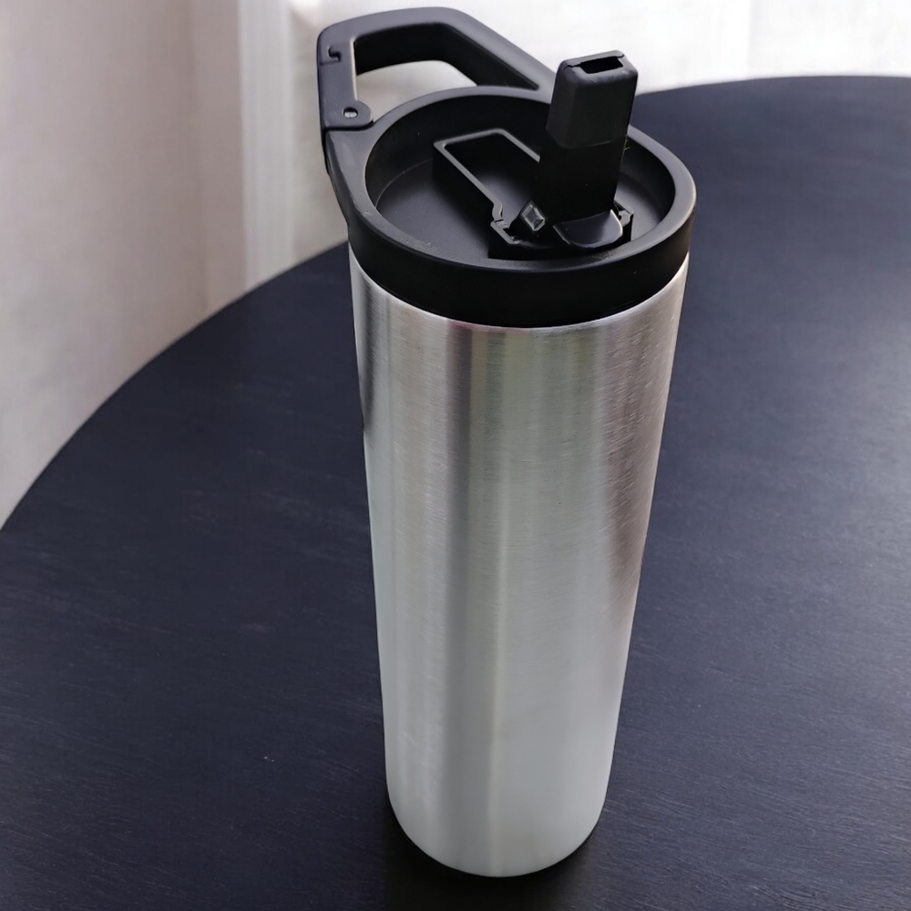 Hogg 30 OZ Skinny Tumbler Double Wall Vacuum Insulated Stainless Stl. Carabiner! - Picture 3 of 9